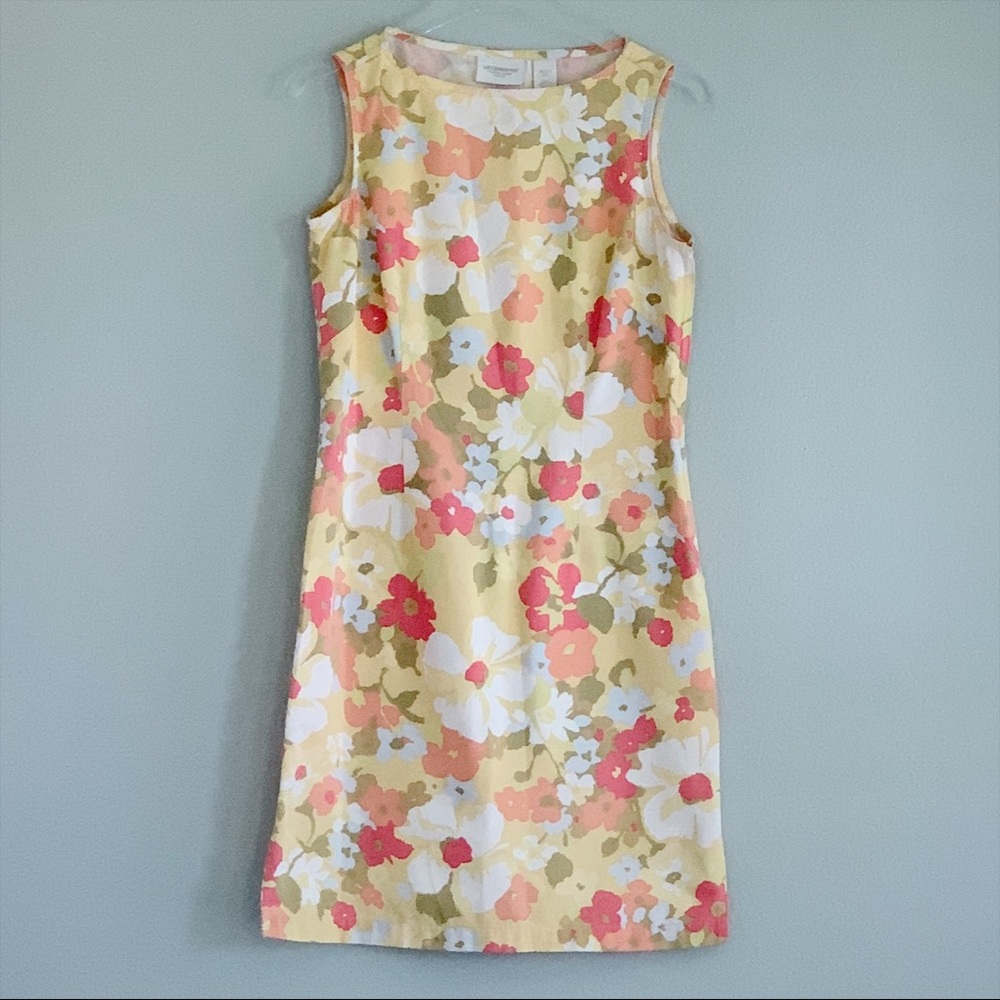 LIZ CLAIBORNE Lizwear Floral Sheath Dress 4P